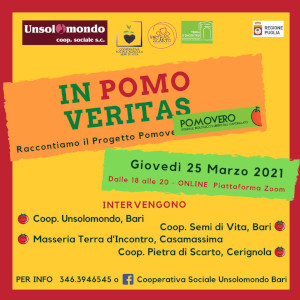 Online 25 marzo 2021 - In Pomo Veritas - il progetto POMOVERO