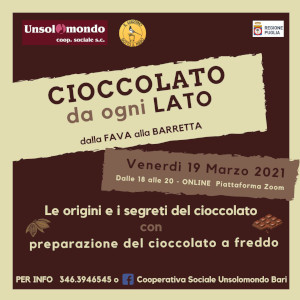 Online 19 marzo 2021 - Cioccolato da ogni LATO - dalla fava alla barretta