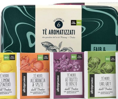 TÈ AROMATIZZATI IN SCATOLA REGALO - BIO